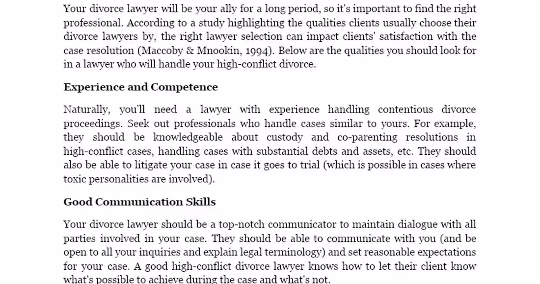 Cover image for High-Conflict Divorce Guidance Book