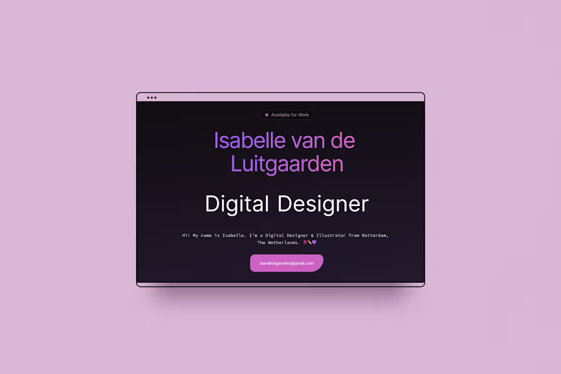 Cover image for My Portfolio ✨