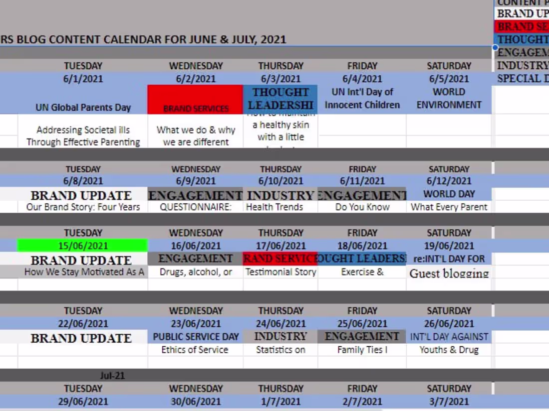 Cover image for Copy of Content Calendar_FAVE DOCTORS( Ihechi).xlsx