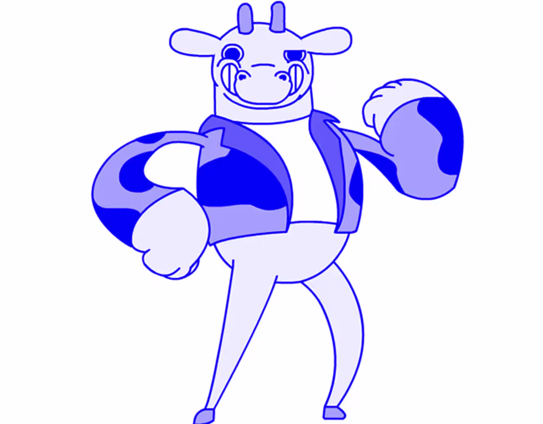 Cover image for Pam and Cow on Behance