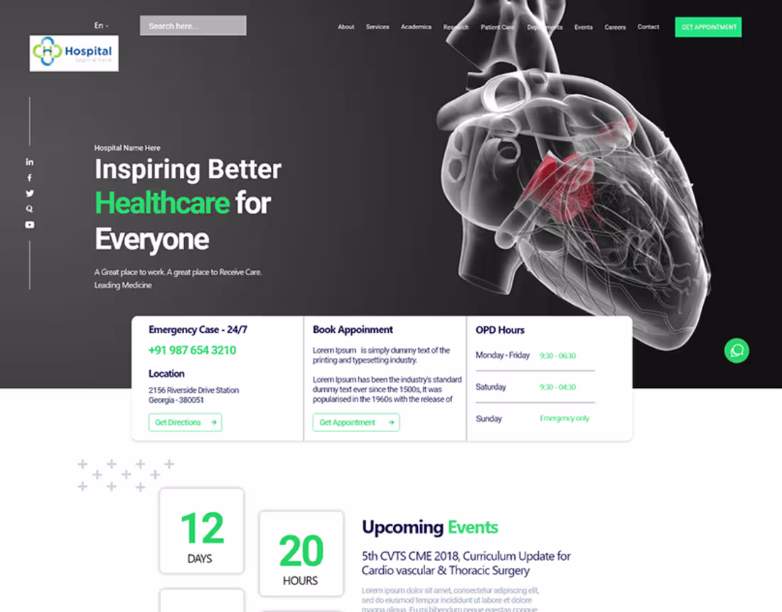 Cover image for Designed a Responsive Medical Website