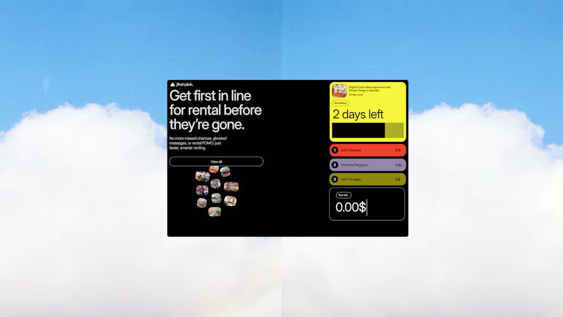 Cover image for FirstPick Web App 0 →