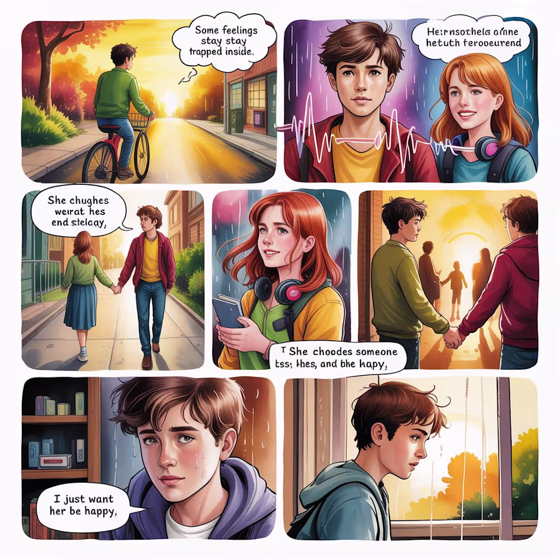 Cover image for A one side love story comic