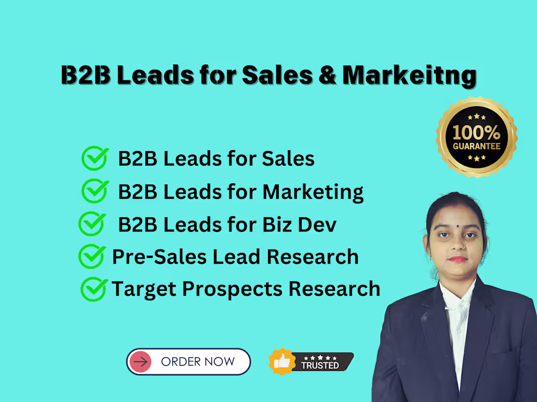 Cover image for B2B Lead Generation for Sales & Marketing Professionals