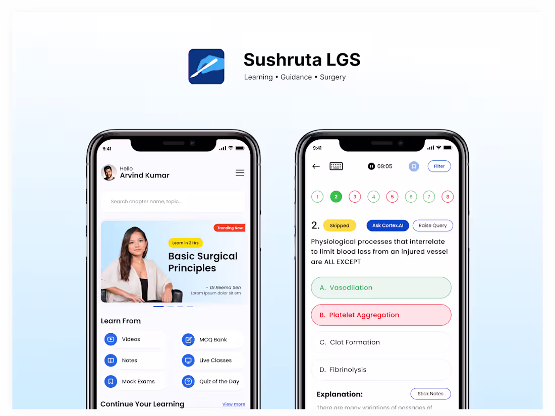 Cover image for Ed-Tech App for Medical Students