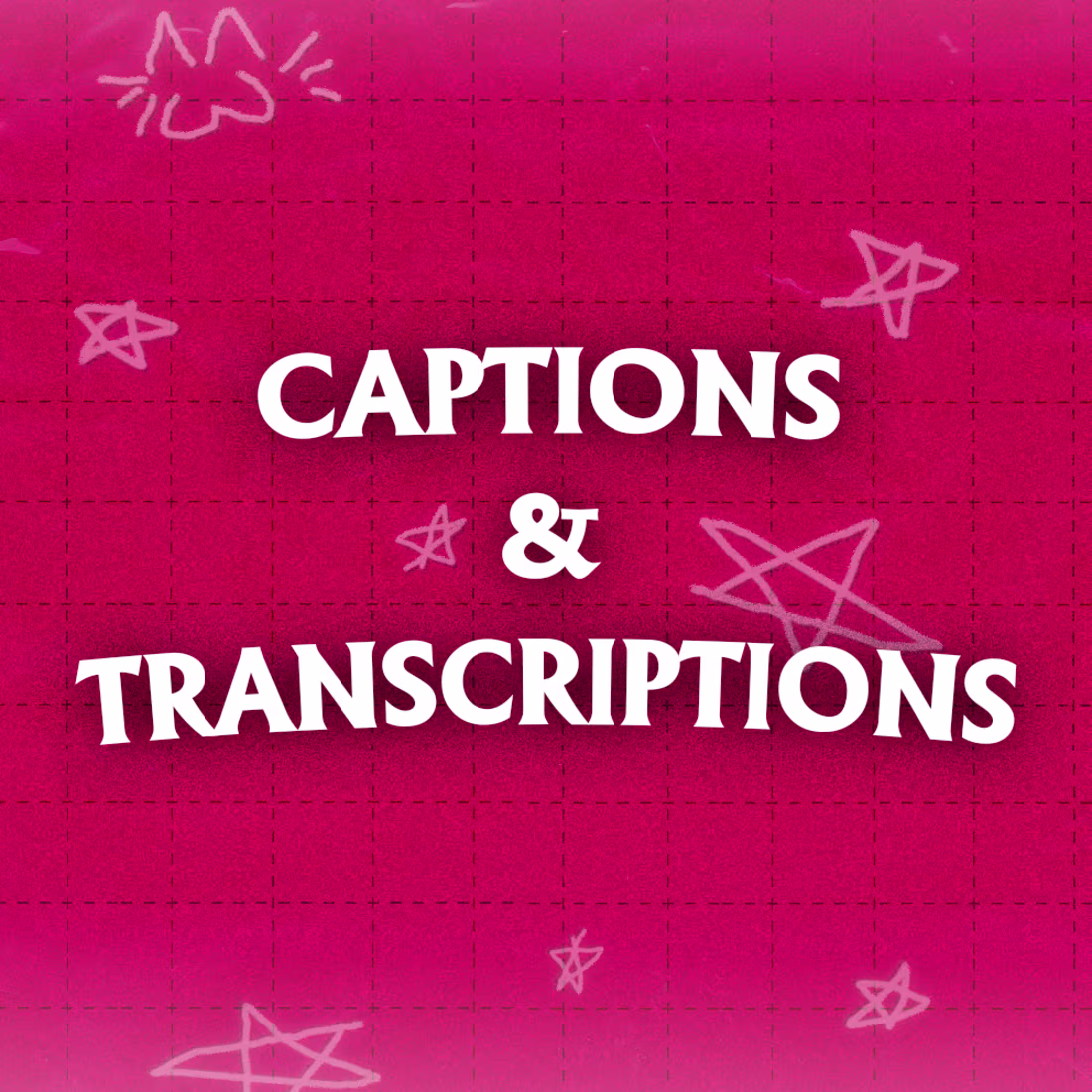 Cover image for 💬 Captions & Transcriptions.