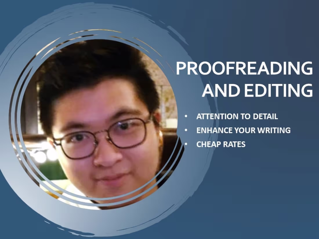 Cover image for Receive professional editing and proofreading services