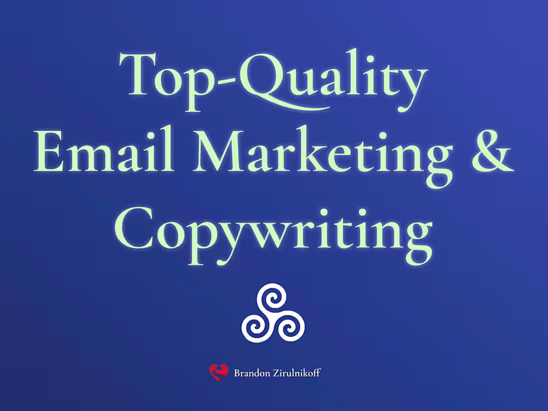 Cover image for Top-Quality Email Marketing & Copywriting