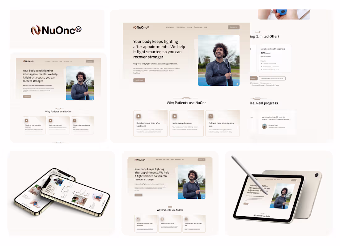 Cover image for NuOnce Website Redesign for Sabai Ritual