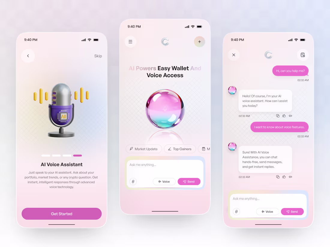 Cover image for AI Voice Assistant Mobile App