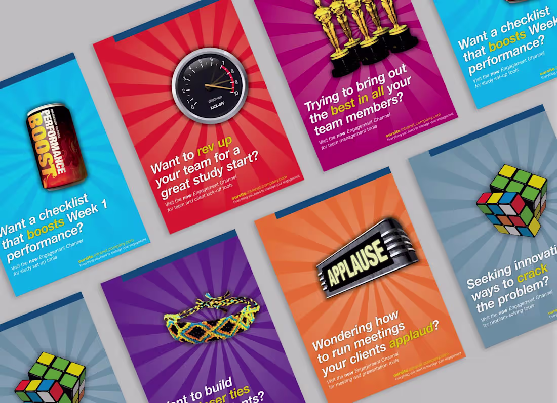 Cover image for Poster series for internal communications