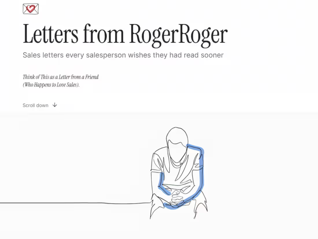 Cover image for Letters from RogerRoger Content Series