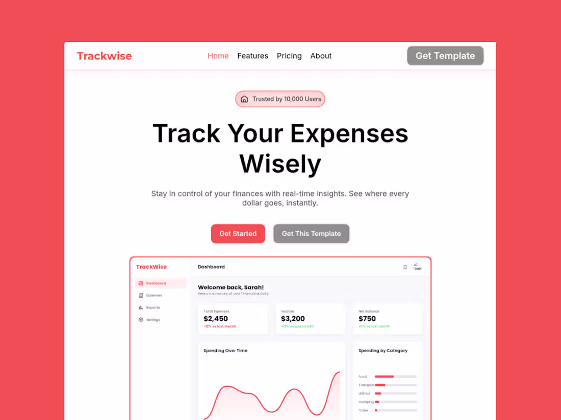 Cover image for The SAAS template you can find.