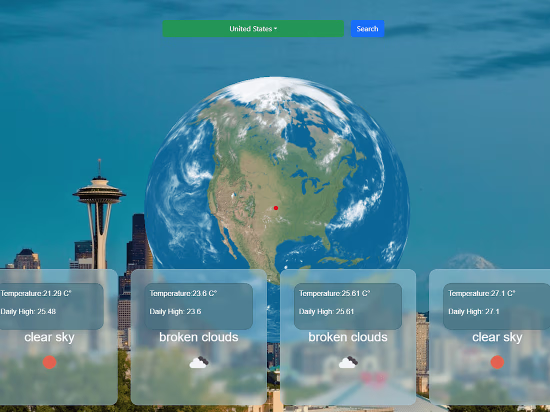 Cover image for Weather application