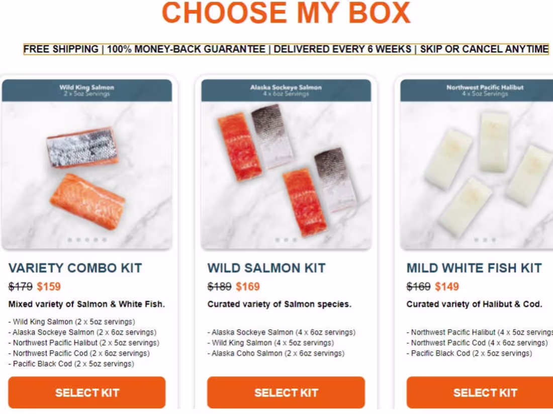 Cover image for MILD WHITE FISH KIT