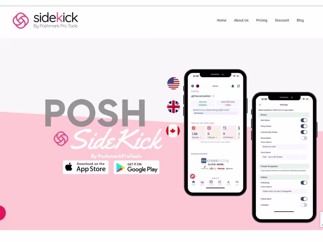 Cover image for Posh Sidekick - Top-Rated Poshmark Automation Tool.