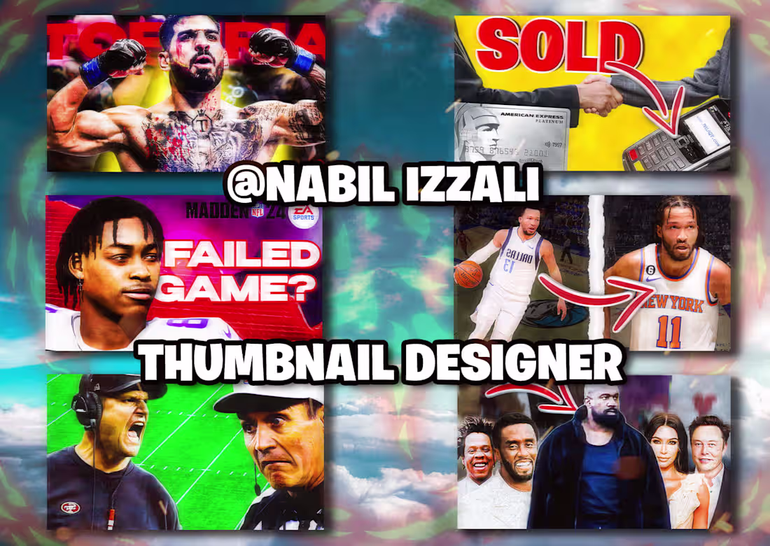 Cover image for YouTube Thumbnail Design Services