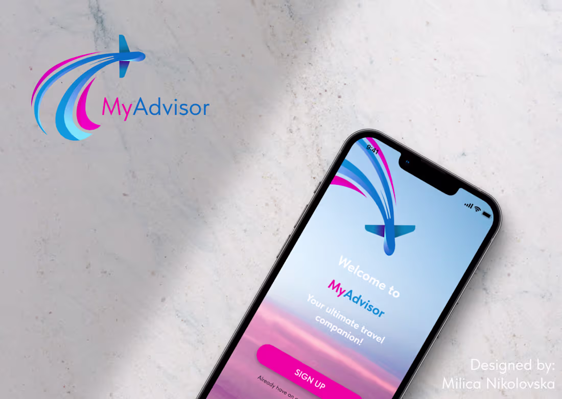 Cover image for MyAdvisor - Mobile app design