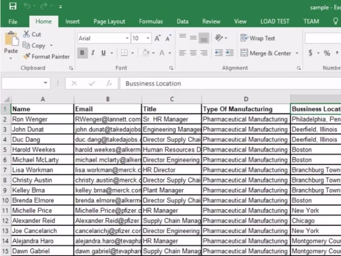 Cover image for I will deliver verified B2B leads,emails LinkedIn,company sites