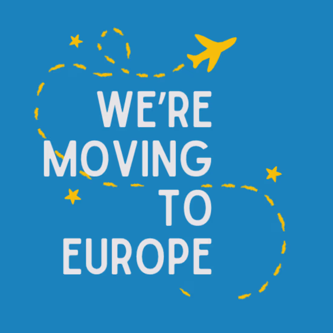 Cover image for We're Moving to Europe Podcast