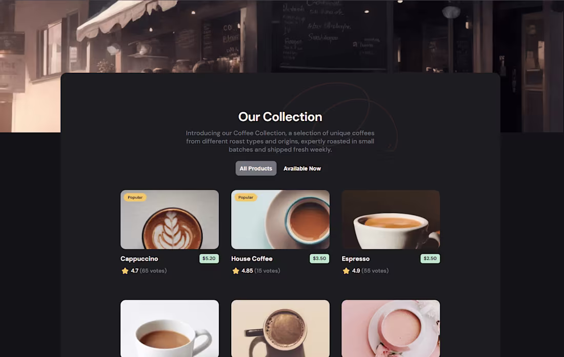 Cover image for Example Coffee Store