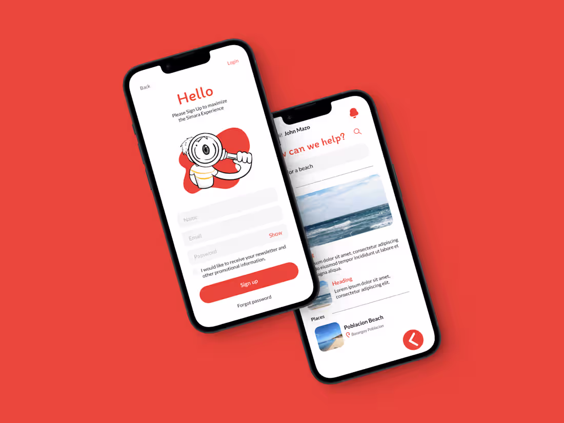 Cover image for Simara Tourism App