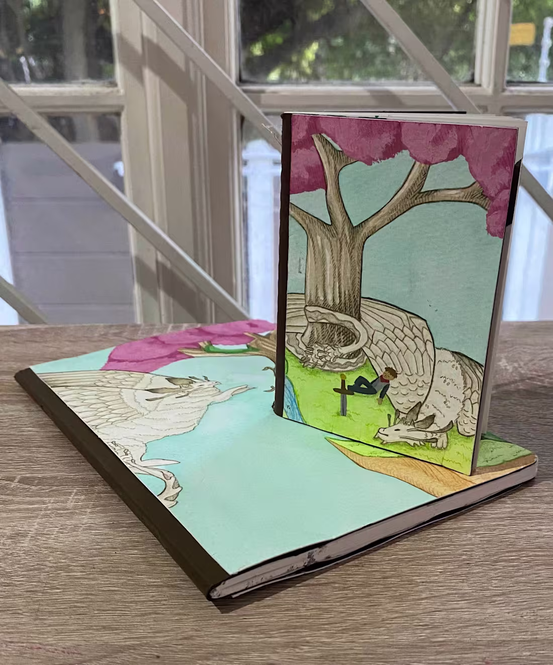 Cover image for Prompt-flight. 2x journal set inspired by the mythological a...