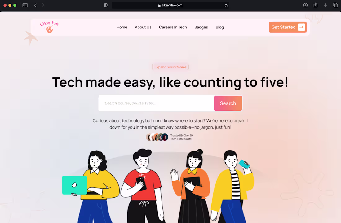 Cover image for Like Am Five