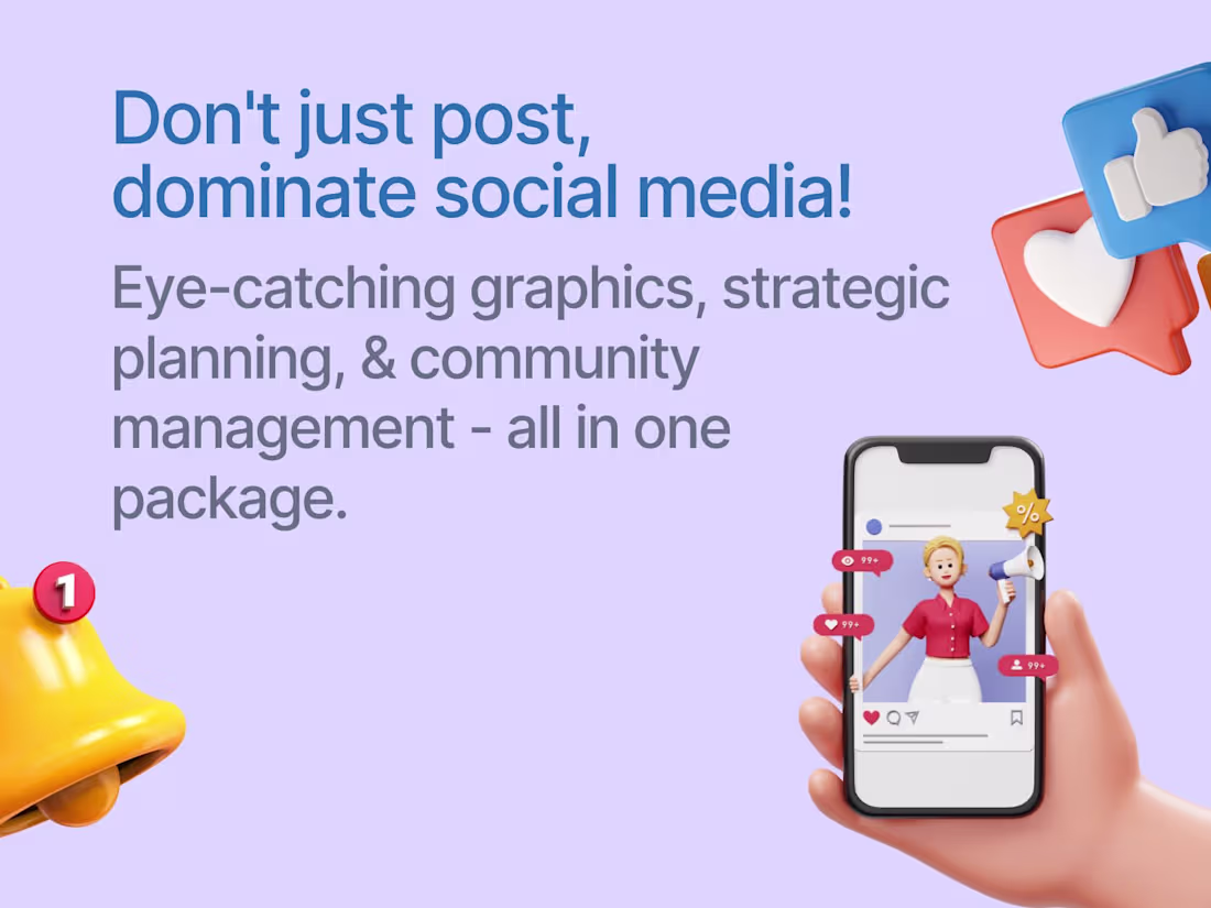 Cover image for Grow Your Brand & Sales with Expert Social Media Management.