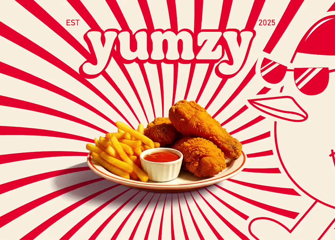 Cover image for Yumzy - Fried Chicken Branding