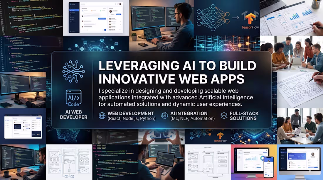 Cover image for Custom AI Web App (Lead Capture + Automation System)