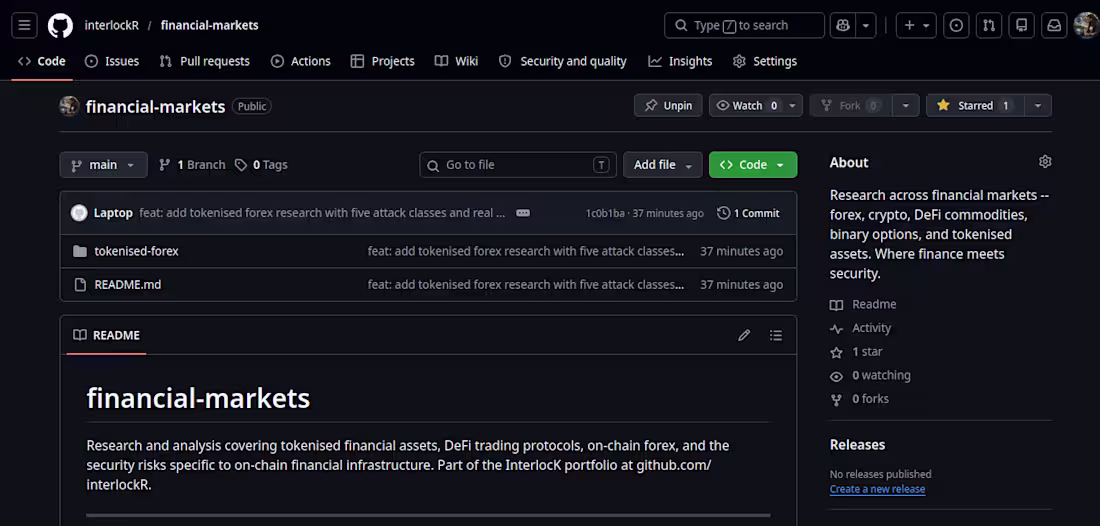 Cover image for Tokenised Forex and the On-Chain