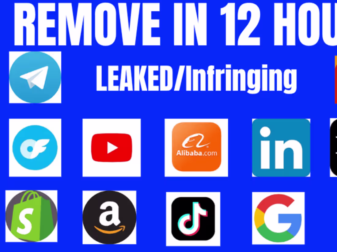 Cover image for I will remove leaked, infringing, copyright content 