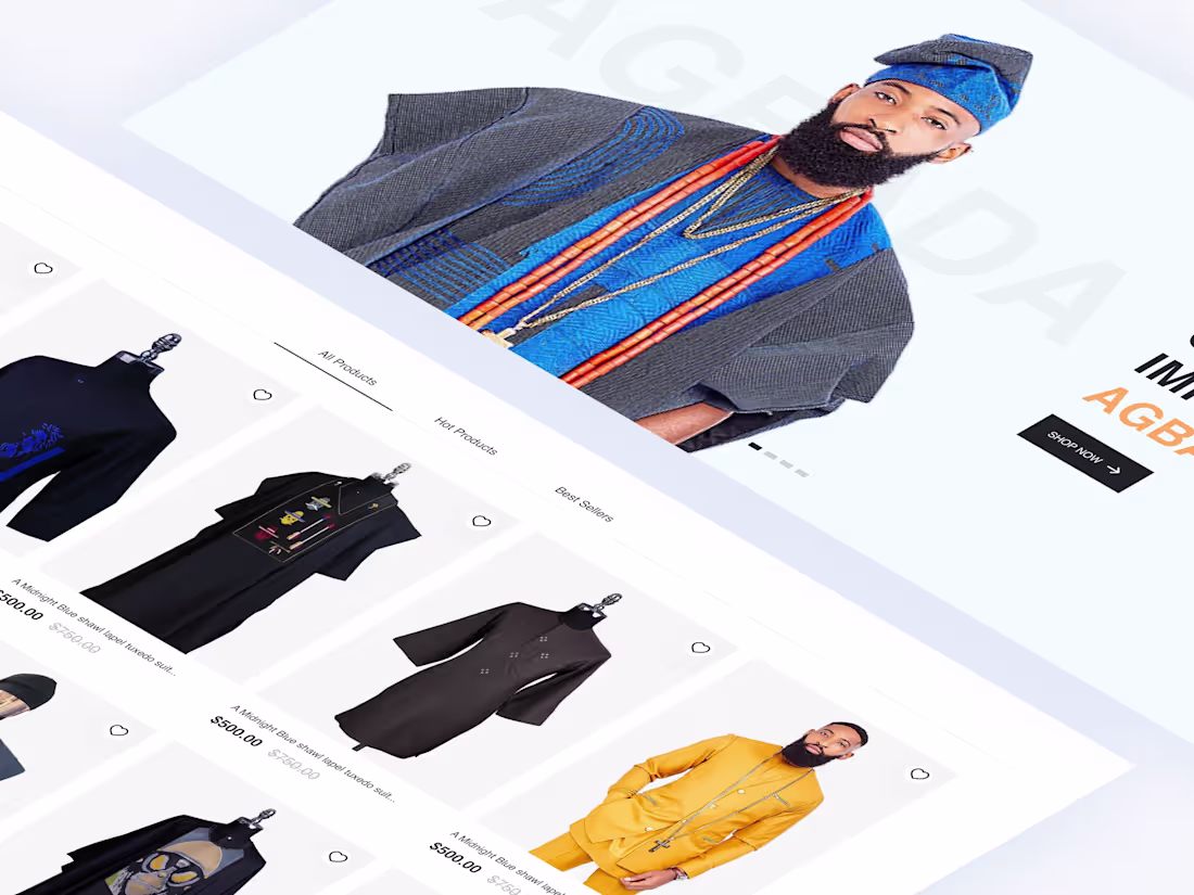 Cover image for Deji & Kola Website Redesign | UIUX Design