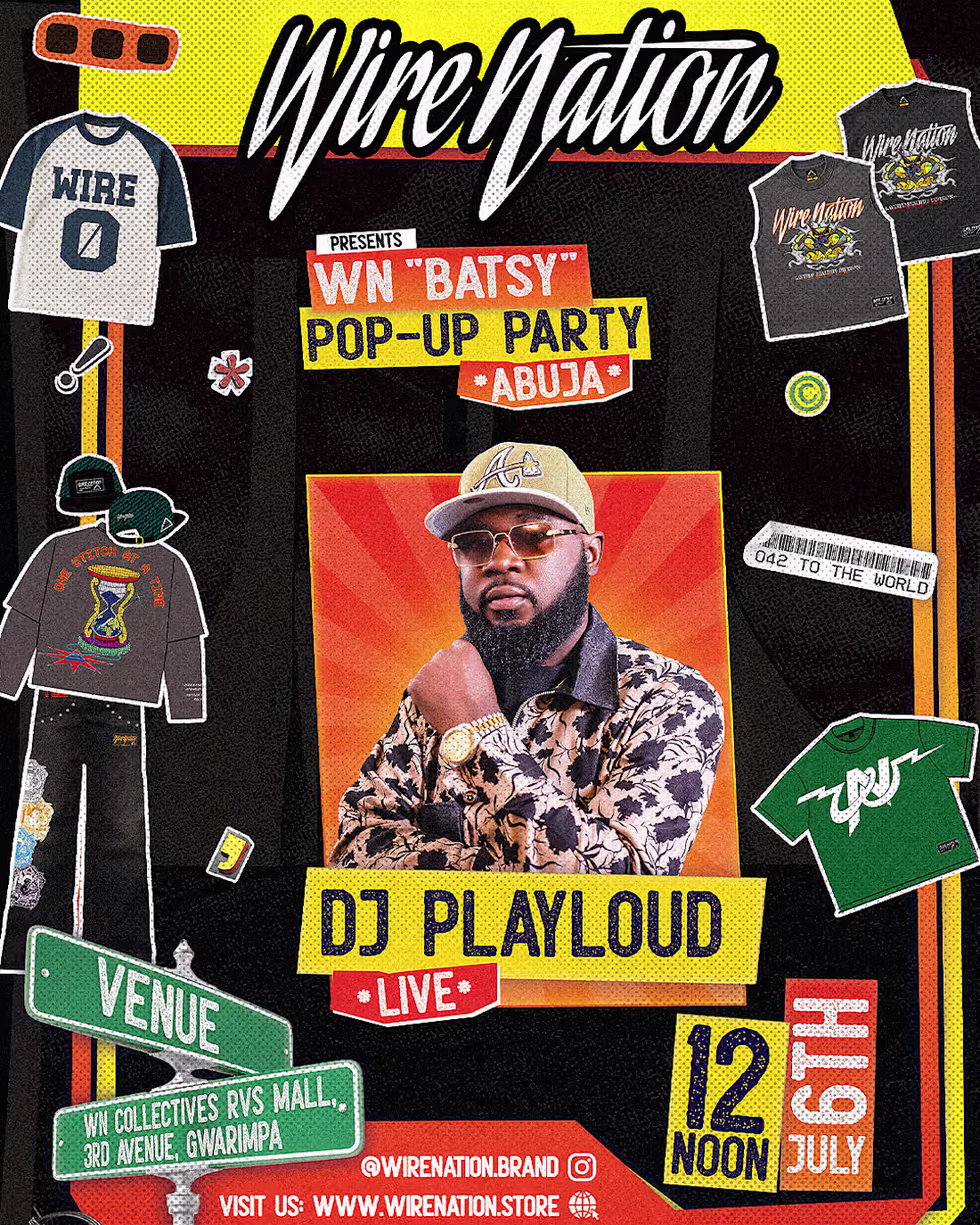 Cover image for Event Branding for Wirenation Pop-Up Festival