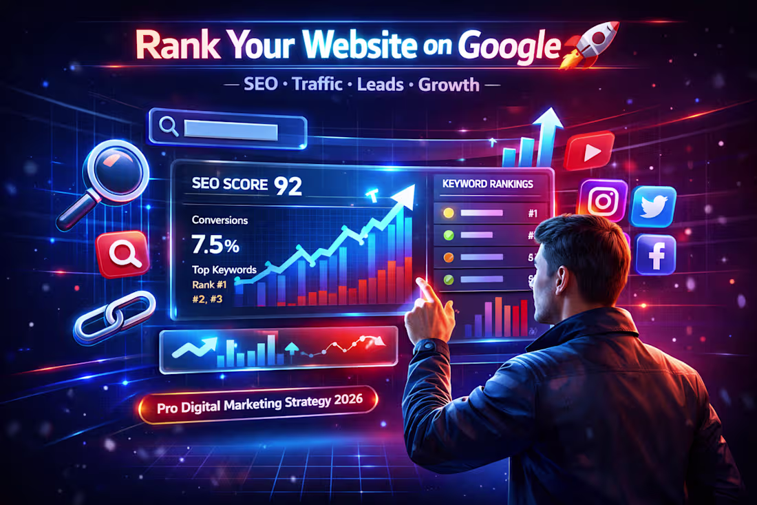Cover image for Digital Marketing Website Ranking Strategy