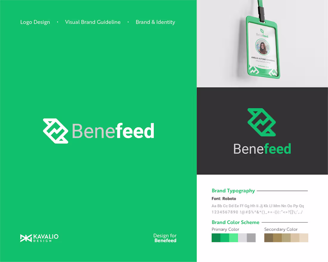Cover image for Benefeed Logo & Visual Brand Guidelines + Identity
