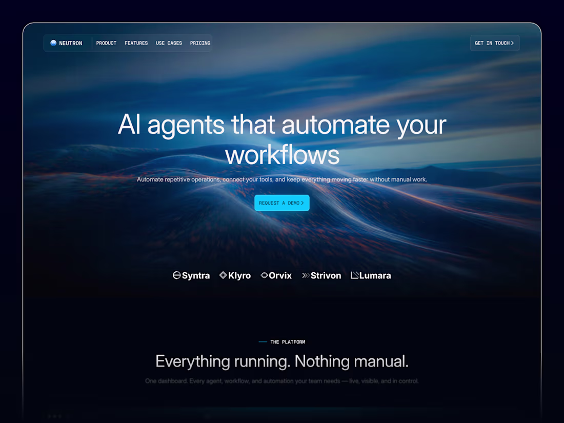 Cover image for Neutron | Framer Web Design & Development