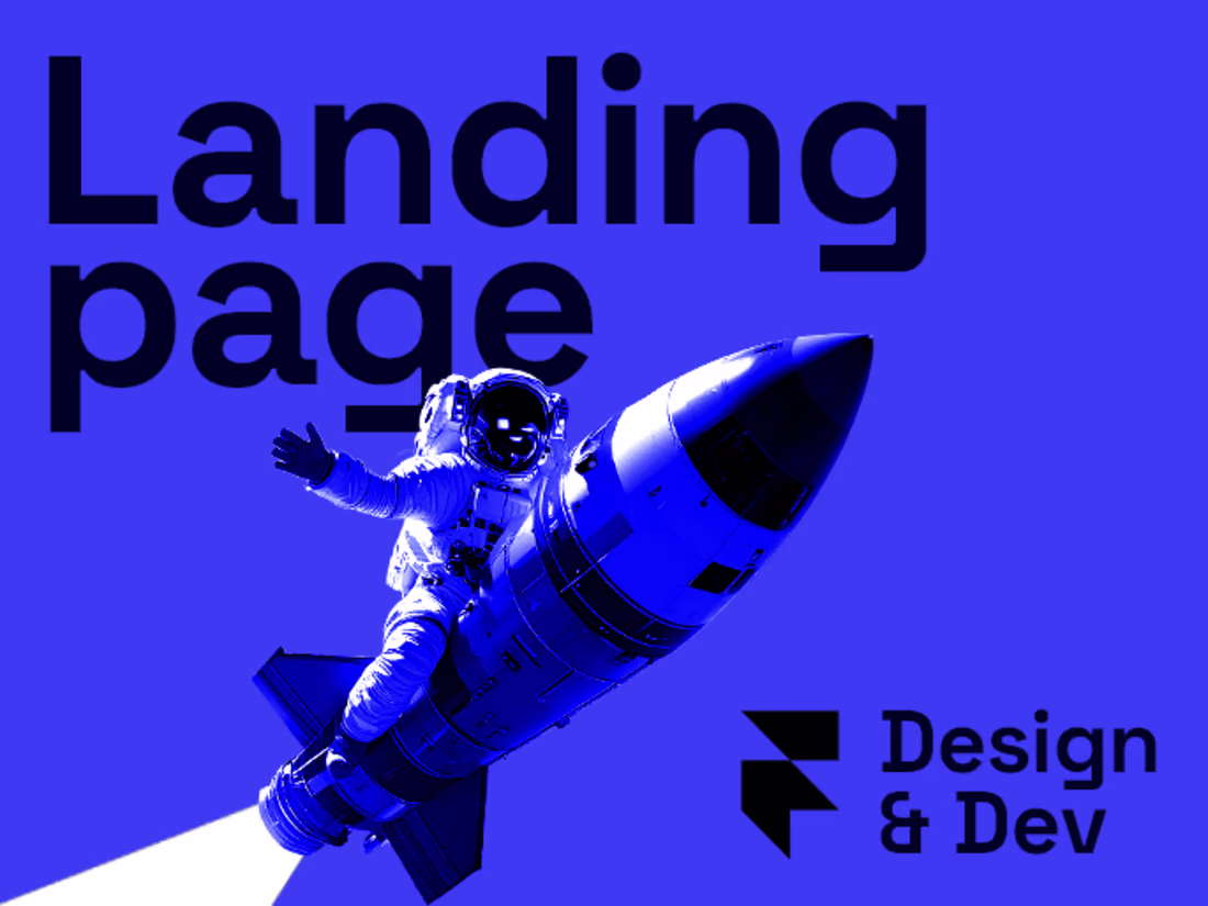 Cover image for Landing page – Framer design & dev