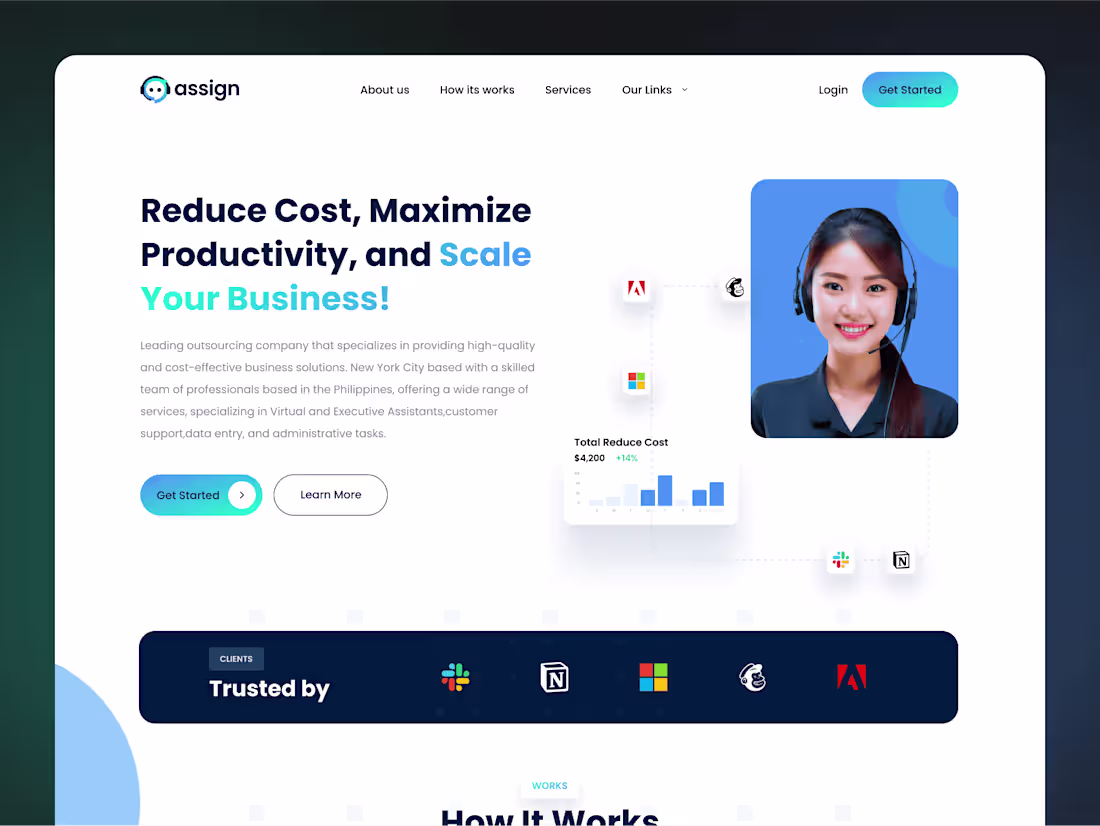 Cover image for Assign – Outsourcing Made Simple