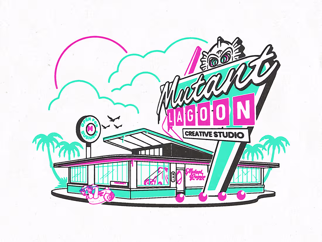 Cover image for Mutant Motel - Studio Illustration