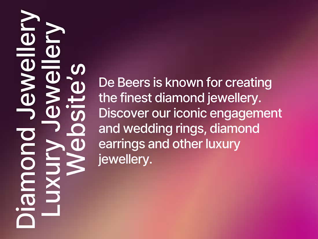 Cover image for Diamond Jewellery | Luxury Jewellery 