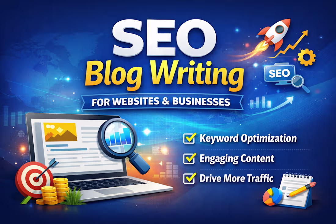 Cover image for SEO Blog Writing for Websites & Businesses