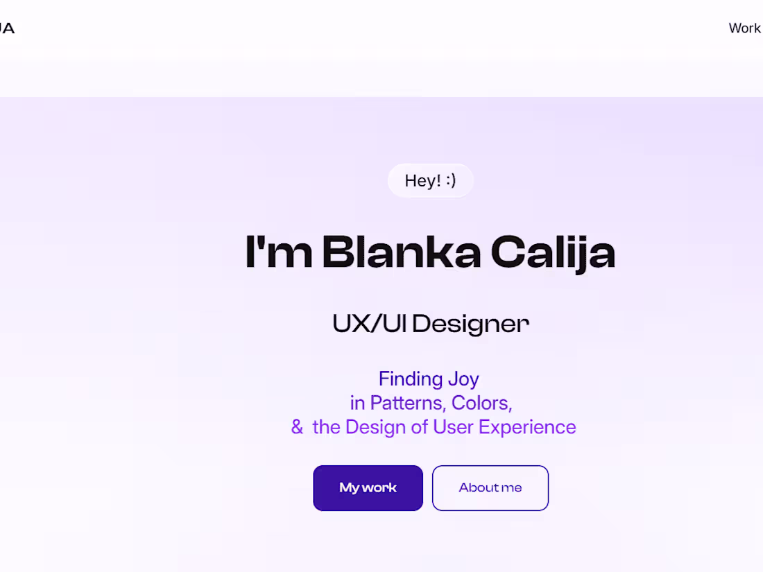 Cover image for Blanka Calija Portfolio