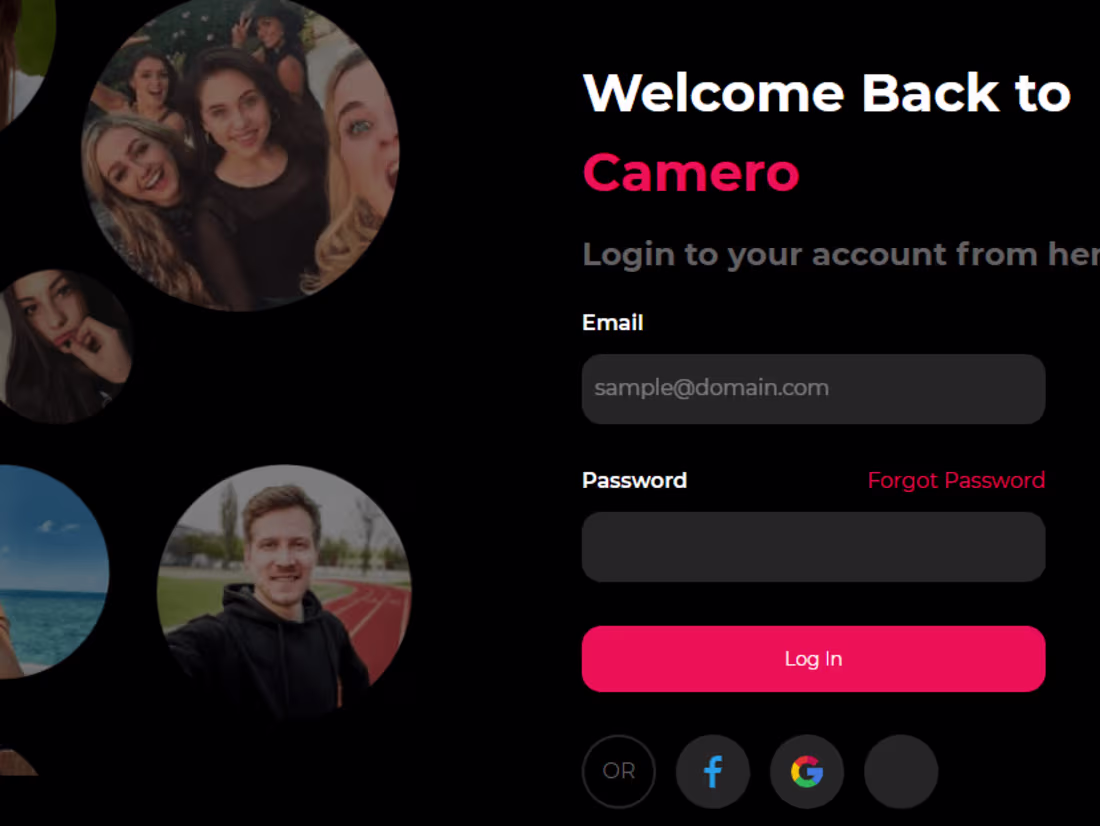 Cover image for Camero - Video sharing app