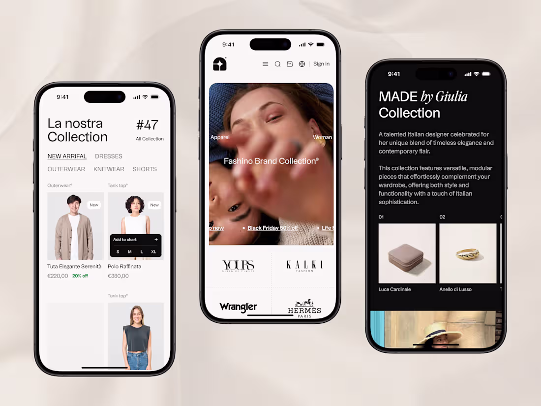 Cover image for Étoile - Ecommerce Mobile Design