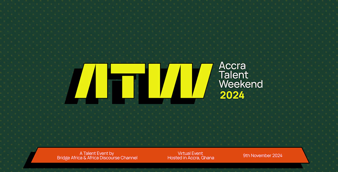 Cover image for Accra Talent Weekend 2024 Conference - Event Branding