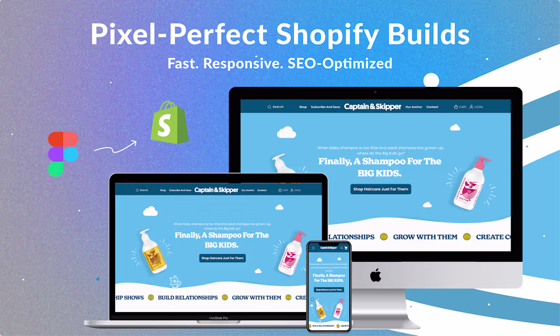 Cover image for Custom Figma to Shopify Store Development | Fast, SEO-Optimized