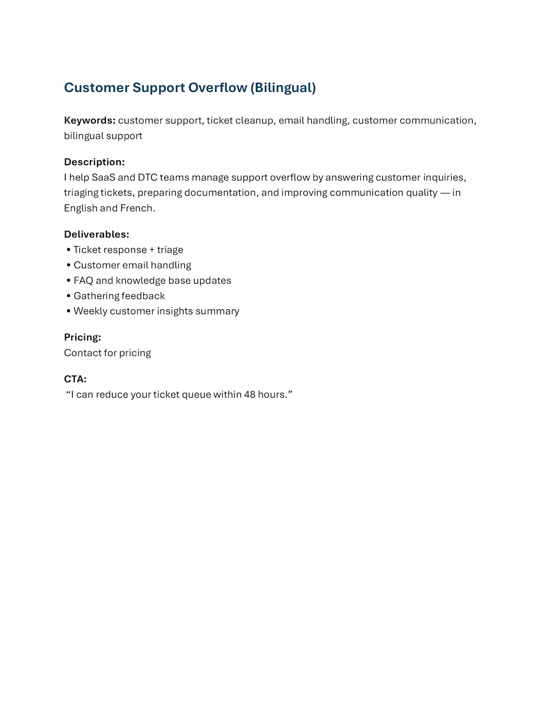 Cover image for Please checkout some of my services