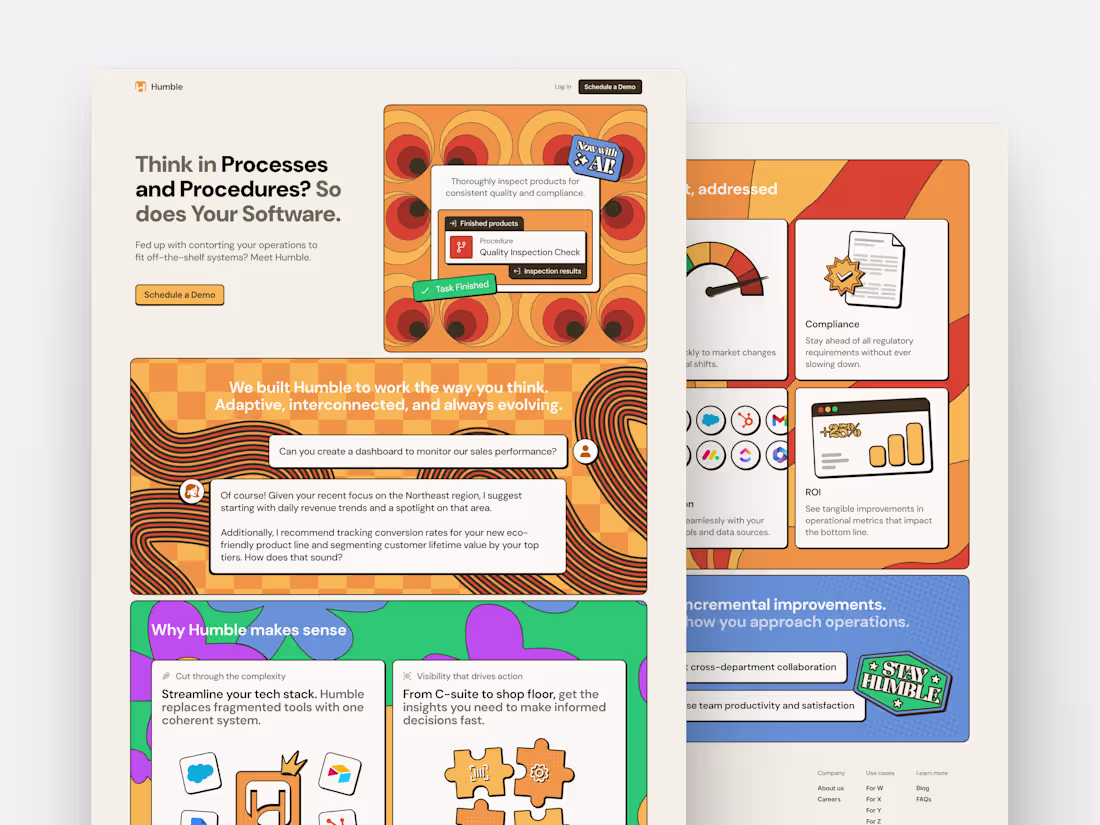 Cover image for Humble – Website Design